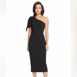 Dress the Population Black One-Shoulder Dress